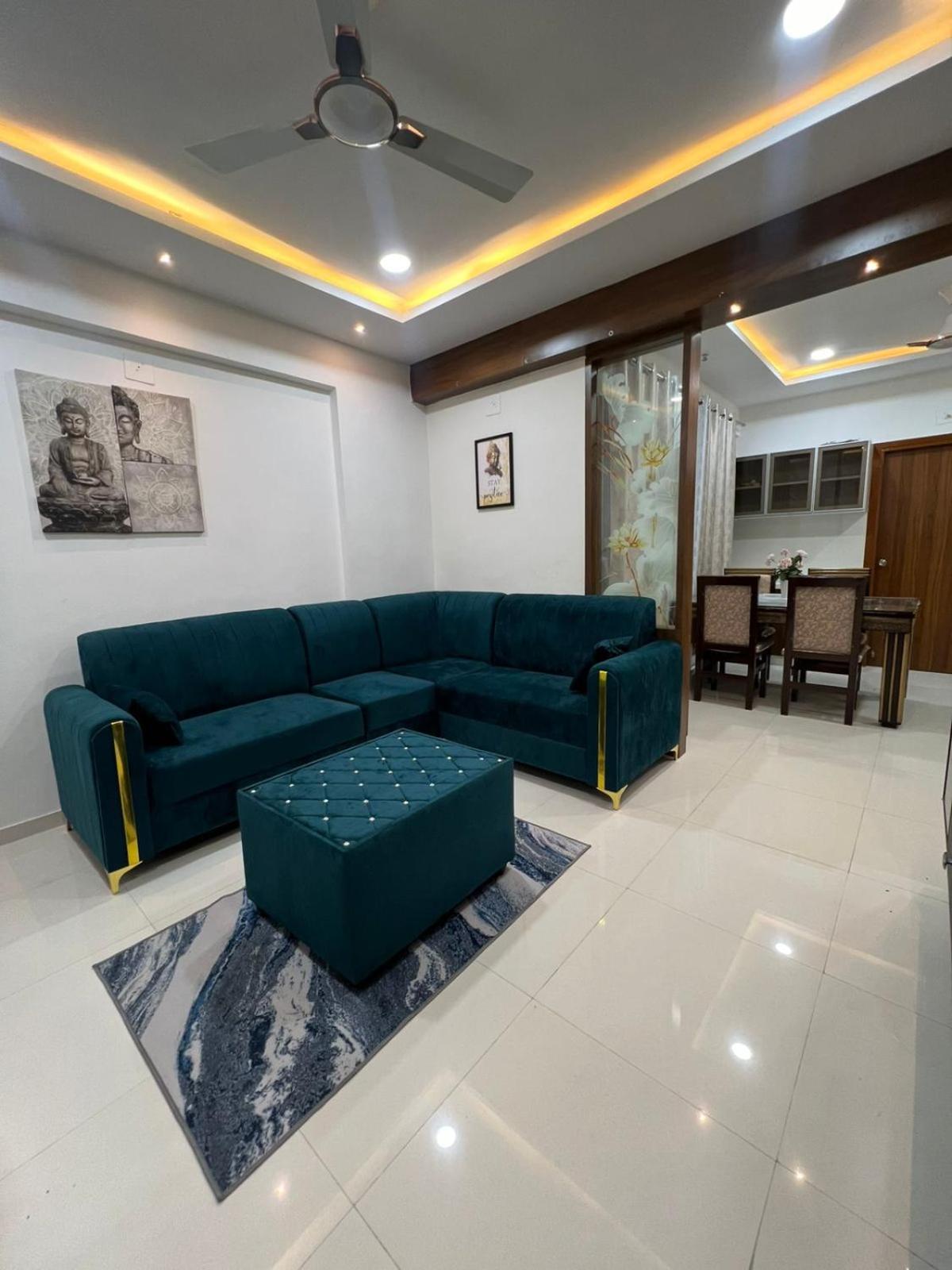 Service Apartment At Financial District Hajdarábád Exteriér fotografie